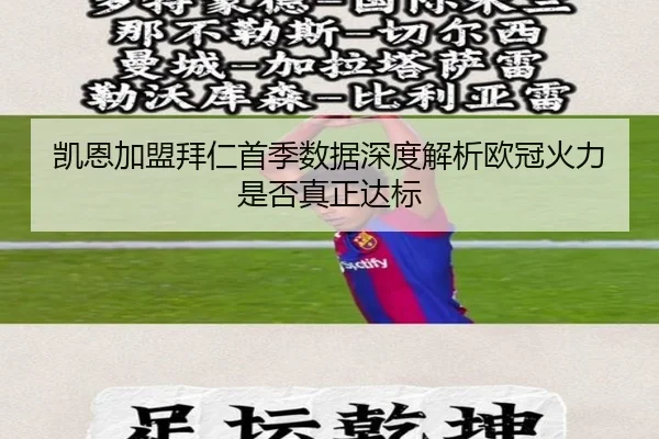 凯恩加盟拜仁首季数据深度解析欧冠火力是否真正达标